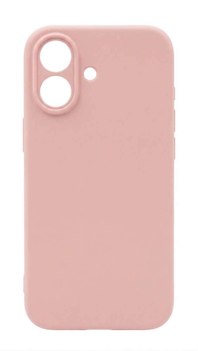 Levně Zadní kryt Silicone Lite pro iPhone 16 pudrově růžový