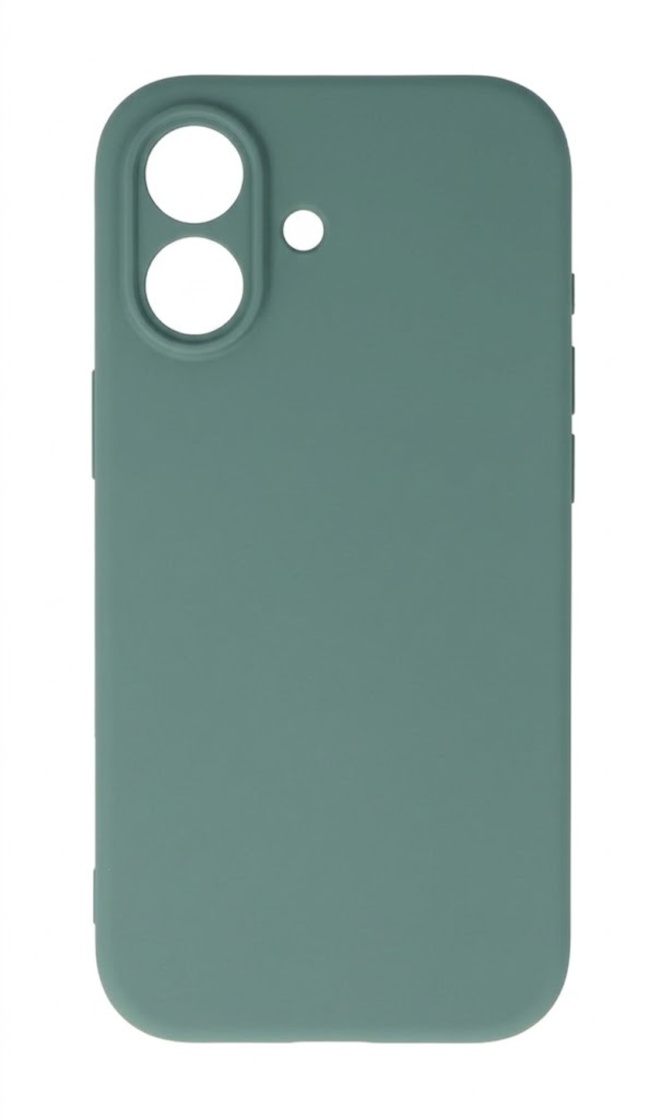 Levně Zadní kryt Silicone Lite pro iPhone 16 šalvějově zelený