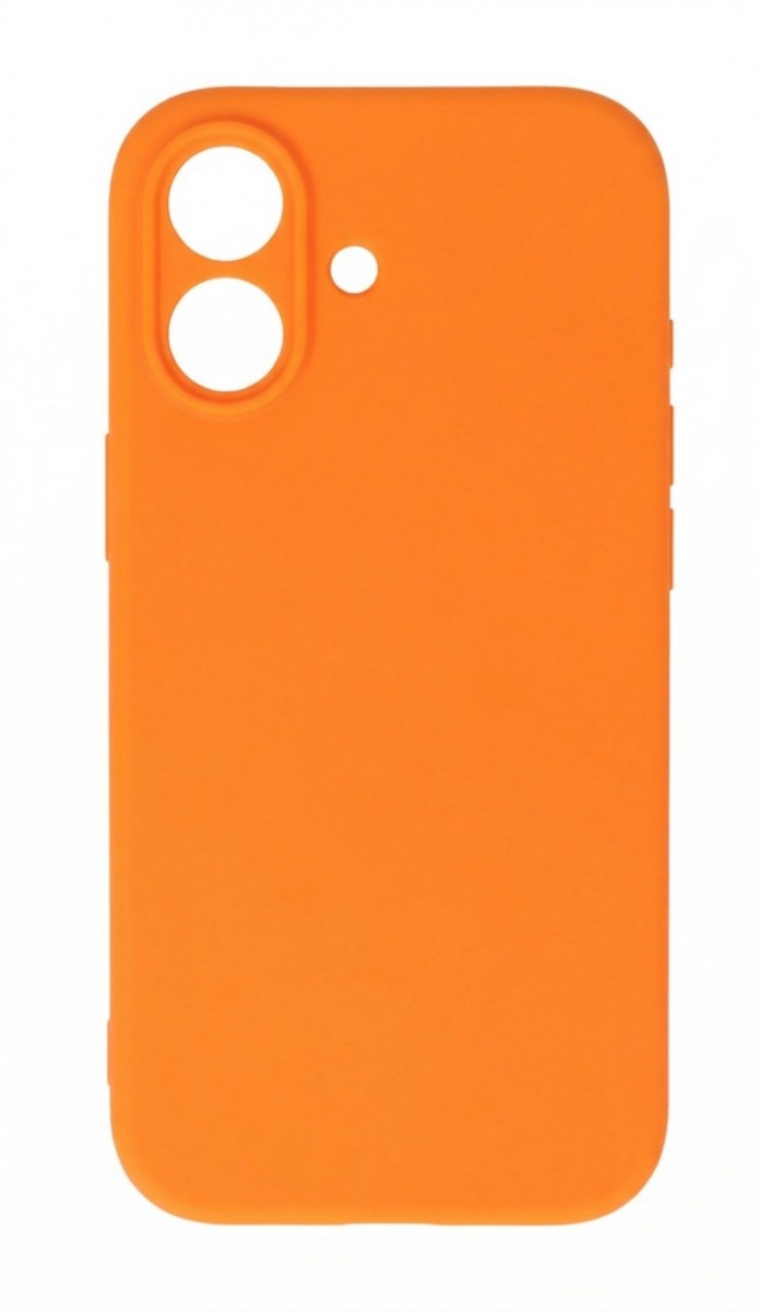 Zadní kryt Silicone Lite pro iPhone 17 oranžový