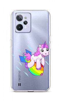 Zadní silikonový kryt na Realme C31 Flying Unicorn