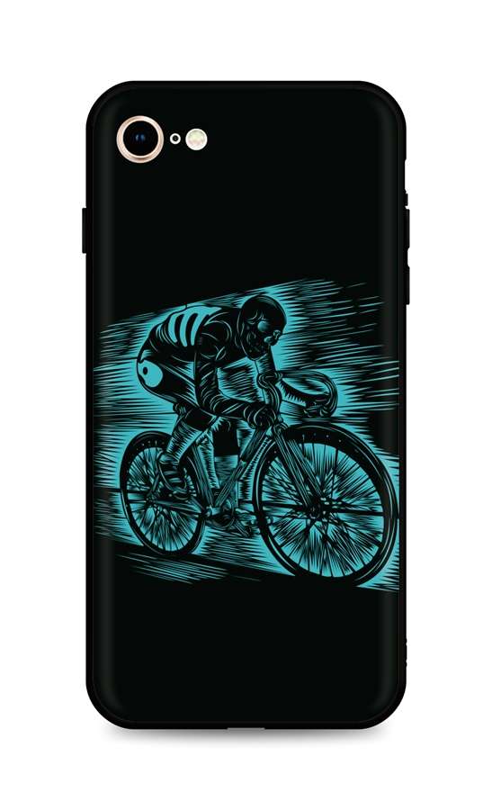 Zadní silikonový kryt DARK na iPhone SE 2022 Speeding