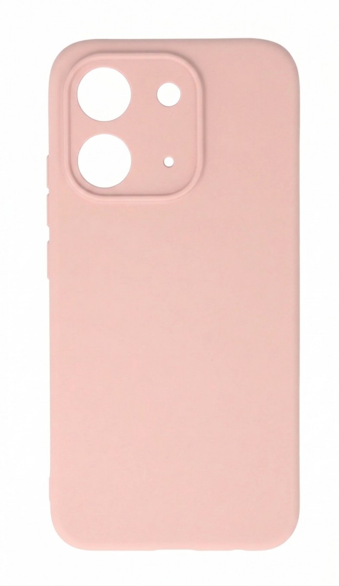 Zadní kryt Silicone Lite pro Xiaomi Redmi 15C 4G/5G pudrově růžový