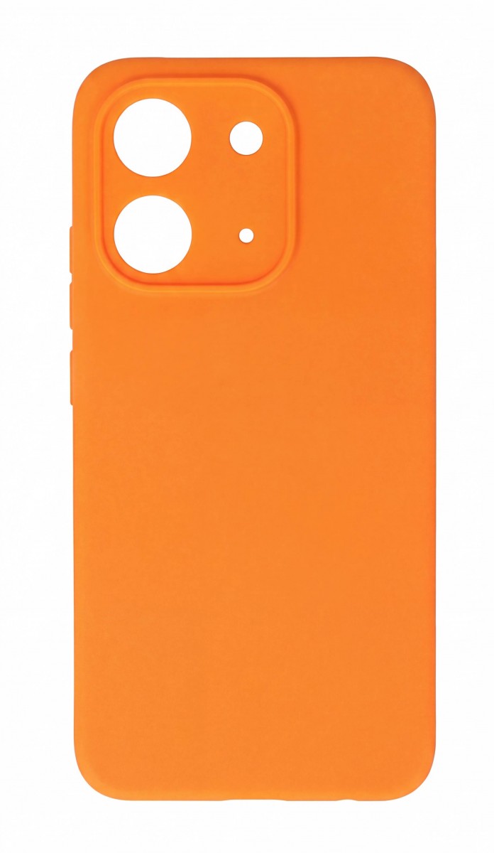 Zadní kryt Silicone Lite pro Xiaomi Redmi 15C 4G/5G oranžový