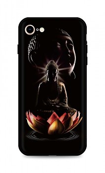 Zadní silikonový kryt DARK na iPhone SE 2022 Meditation