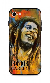 Zadní silikonový kryt DARK na iPhone SE 2022 Bob Marley