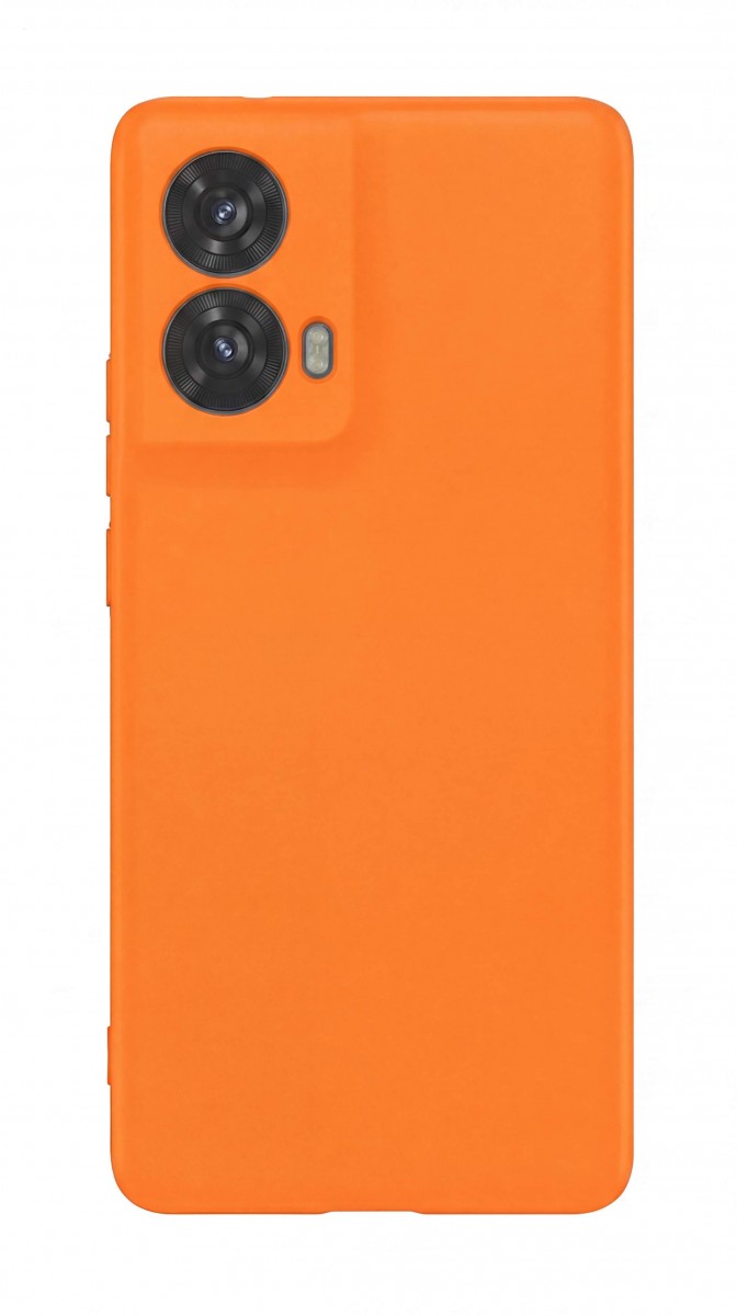 Levně Zadní kryt Silicone Lite pro Motorola Edge 50 Fusion 5G oranžový