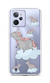 Zadní silikonový kryt na Realme C31 Grey Unicorns