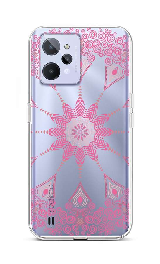 Zadní silikonový kryt na Realme C31 Pink Mandala