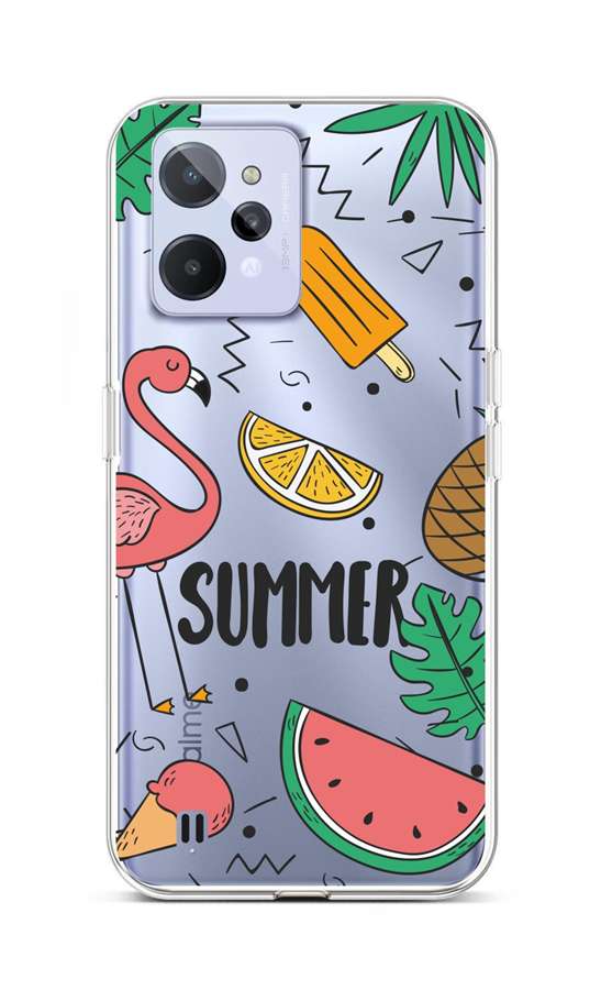 Levně Kryt TopQ Realme C31 silikon Summer 74403 (pouzdro neboli obal na mobil Realme C31)