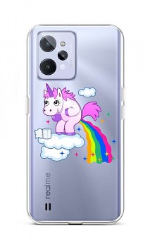 Zadní silikonový kryt na Realme C31 Rainbow Disaster