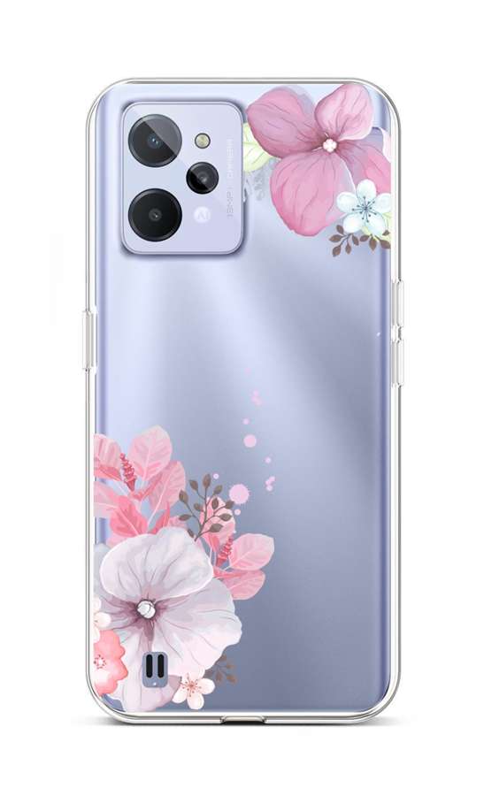 Zadní silikonový kryt na Realme C31 Violet Blossom