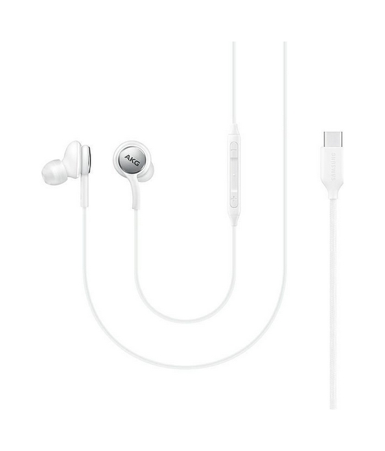Levně Originální sluchátka Samsung EO-IC100BWE s USB-C (Type-C) konektorem bílá 74419