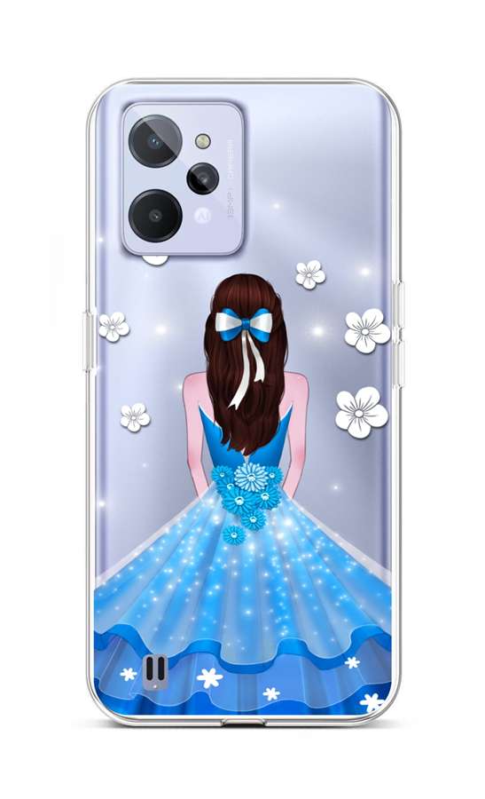 Levně Kryt TopQ Realme C31 Blue Princess 74427 (pouzdro neboli obal na mobil Realme C31)