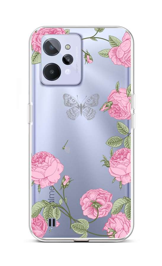 Zadní kryt na Realme C31 Pivoňky