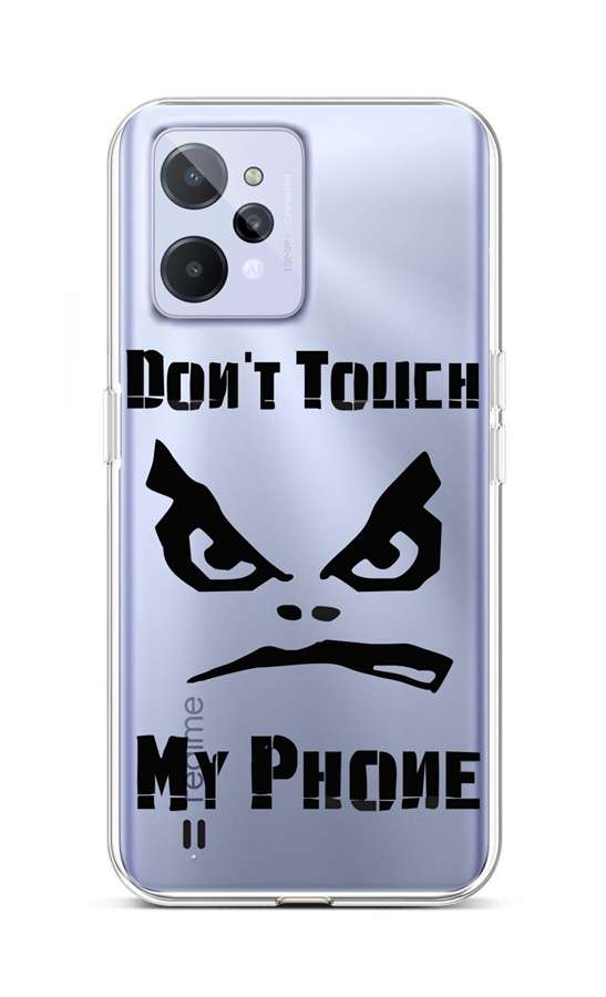 Levně Kryt TopQ Realme C31 Don´t Touch průhledný 74436 (pouzdro neboli obal na mobil Realme C31)