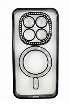 Kryt Bling Magsafe pro Xiaomi Redmi Note 15 Pro 5G černý