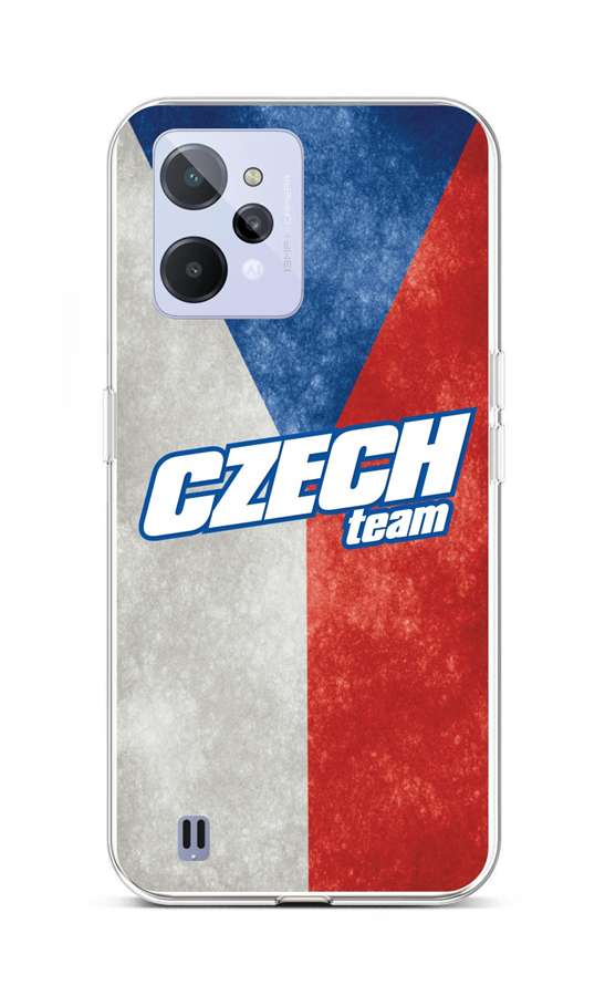 Levně Kryt TopQ Realme C31 Czech Team 74444 (pouzdro neboli obal na mobil Realme C31)