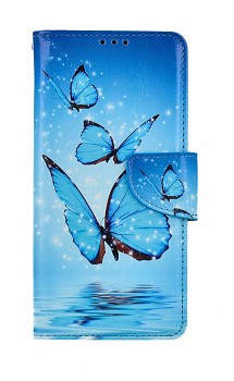 Knížkové pouzdro na Xiaomi Redmi 9C Modří motýlci