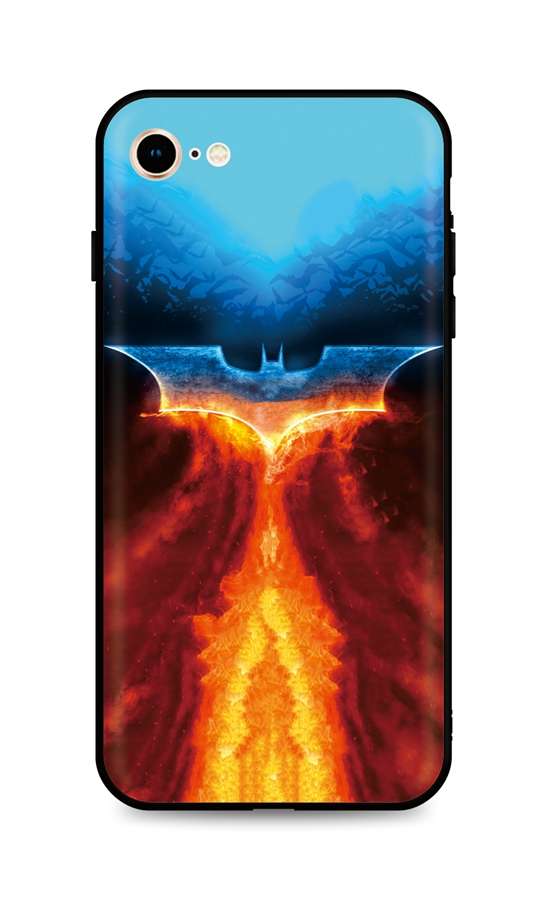 Levně Kryt TopQ iPhone SE 2022 silikon Fiery Batman 74463 (pouzdro neboli obal na mobil iPhone SE 2022)
