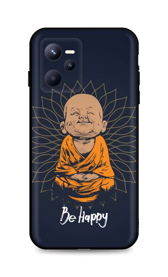 Levně Kryt TopQ Realme C35 Be Happy 74471 (pouzdro neboli obal na mobil Realme C35)