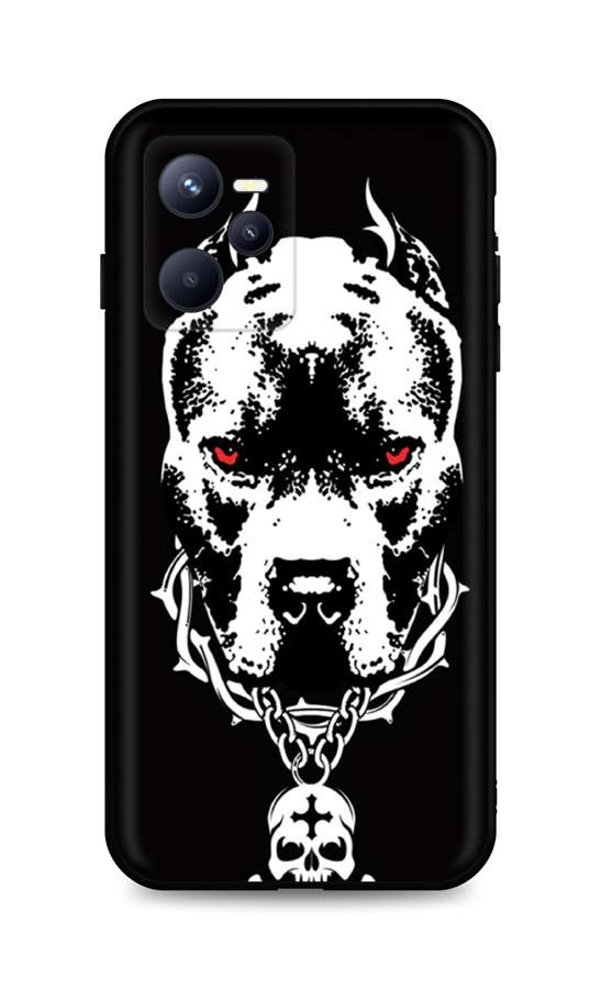 Levně Kryt TopQ Realme C35 Fighting Dog 74480 (pouzdro neboli obal na mobil Realme C35)
