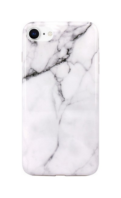 Kryt TopQ iPhone SE 2022 Mramor bílý 74491 (pouzdro neboli obal na mobil iPhone SE 2022)