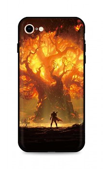 Zadní silikonový kryt DARK na iPhone SE 2022 Warcraft