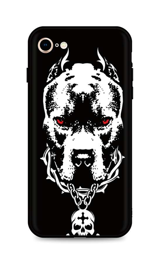 Levně Kryt TopQ iPhone SE 2022 silikon Fighting Dog 74496 (pouzdro neboli obal na mobil iPhone SE 2022)