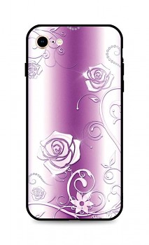 Zadní silikonový kryt DARK na iPhone SE 2022 Abstract Roses