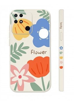 Zadní kryt na Xiaomi Redmi 10C Malované květy
