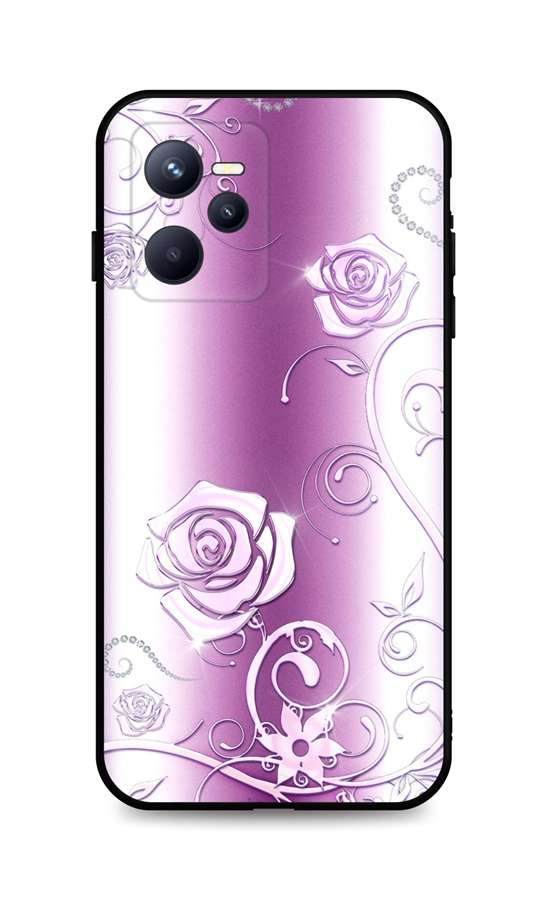 Zadní kryt DARK na Realme C35 Abstract Roses