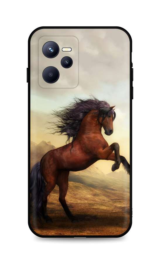 Zadní kryt DARK na Realme C35 Brown Horse