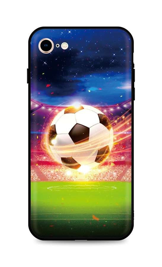 Levně Kryt TopQ iPhone SE 2022 silikon Football Dream 74536 (pouzdro neboli obal na mobil iPhone SE 2022)