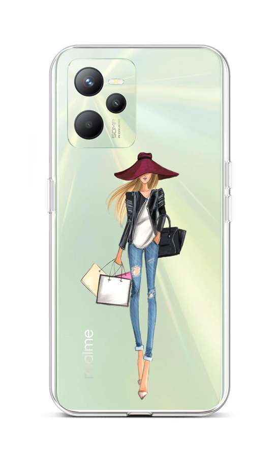 Levně Kryt TopQ Realme C35 Lady 2 74565 (pouzdro neboli obal na mobil Realme C35)