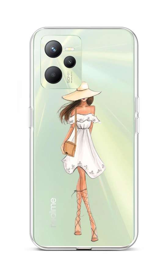 Levně Kryt TopQ Realme C35 Lady 5 74567 (pouzdro neboli obal na mobil Realme C35)