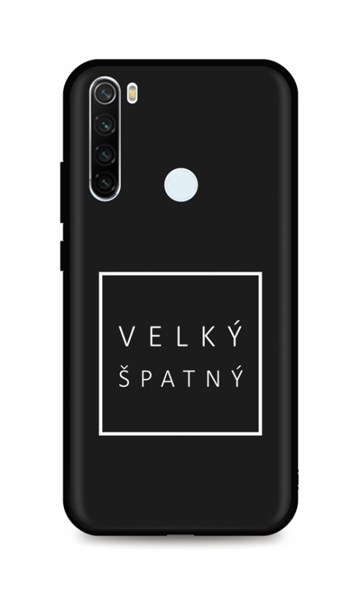 Zadní silikonový kryt DARK na Xiaomi Redmi Note 8T Velký špatný
