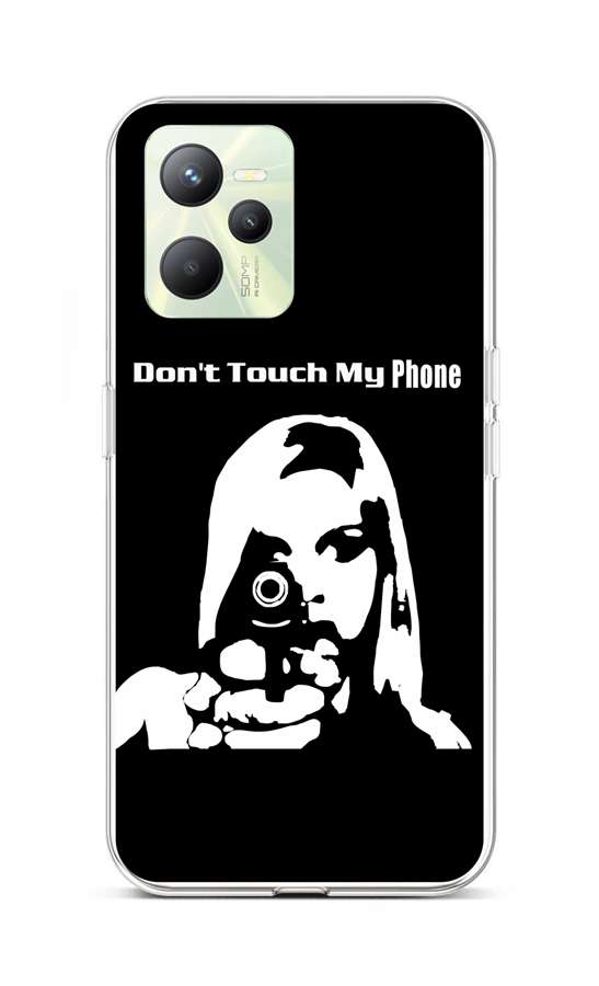 Levně Kryt TopQ Realme C35 Don't Touch Gun 74612 (pouzdro neboli obal na mobil Realme C35)