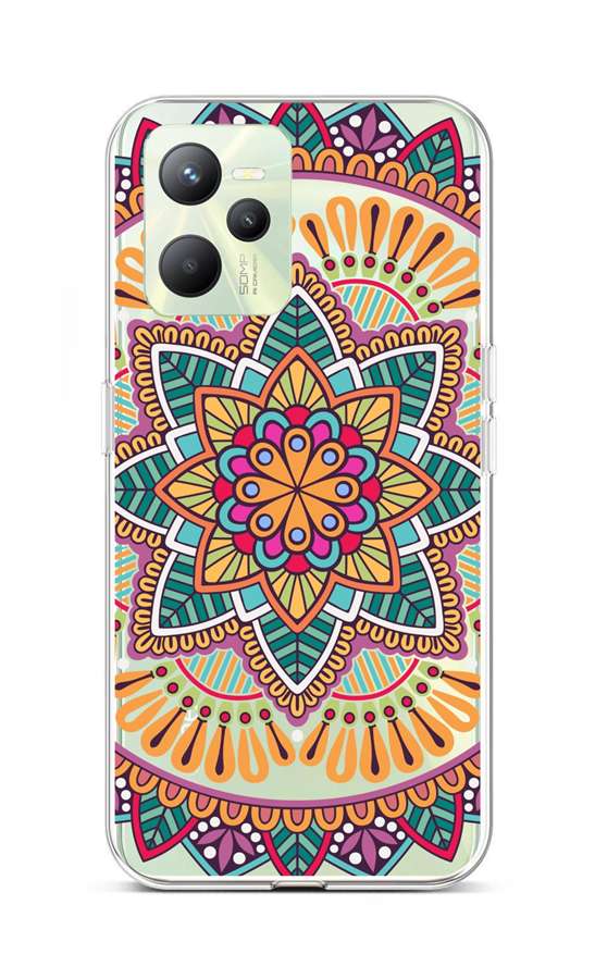 Levně Kryt TopQ Realme C35 Happy Mandala 74622 (pouzdro neboli obal na mobil Realme C35)