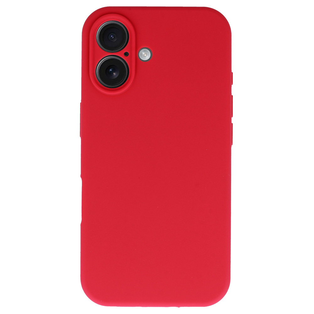 Levně Zadní kryt Silicone Lite pro iPhone 16 malinový