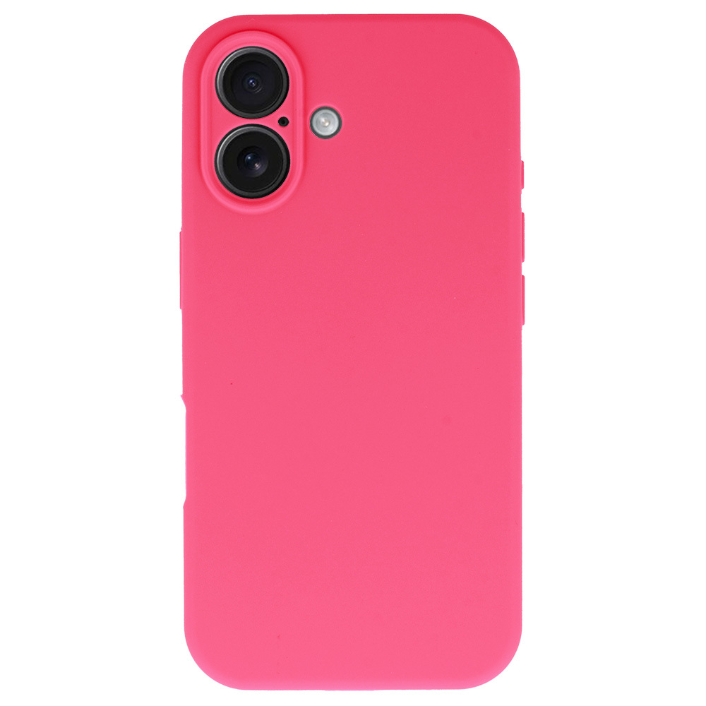 Levně Zadní kryt Silicone Lite pro iPhone 16 fuchsiový