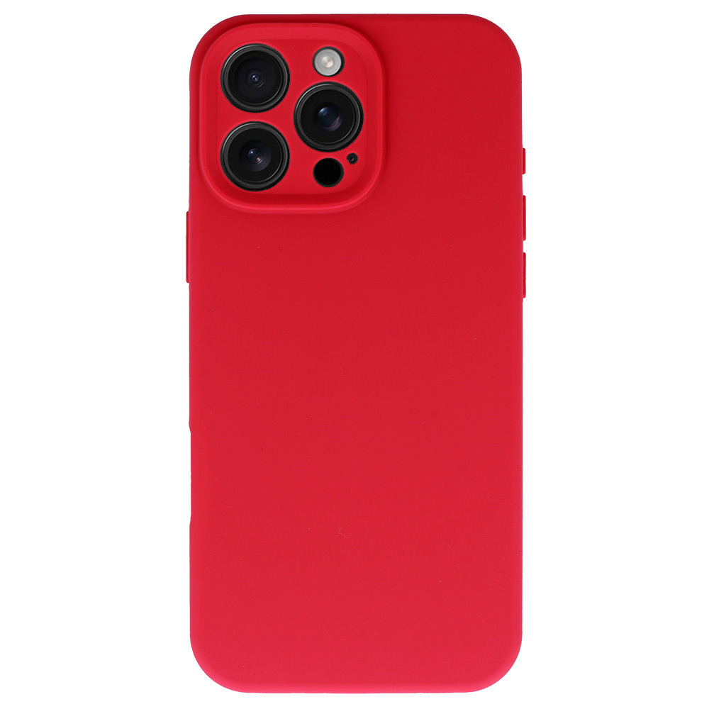 Levně Zadní kryt Silicone Lite pro iPhone 16 Pro Max malinový