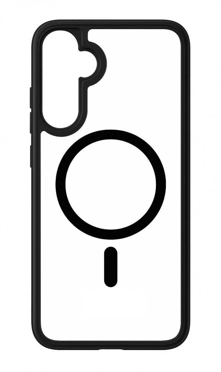 Zadní kryt Acrylic Color Magsafe pro Samsung Galaxy S25 černý