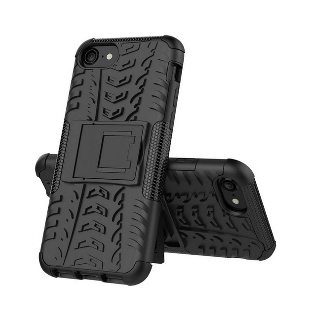 Ultra odolný zadní kryt na iPhone SE 2022 černý