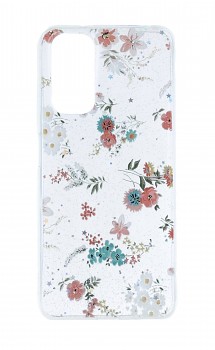 Zadní kryt Glitter na Xiaomi Redmi Note 11 Jemné květy