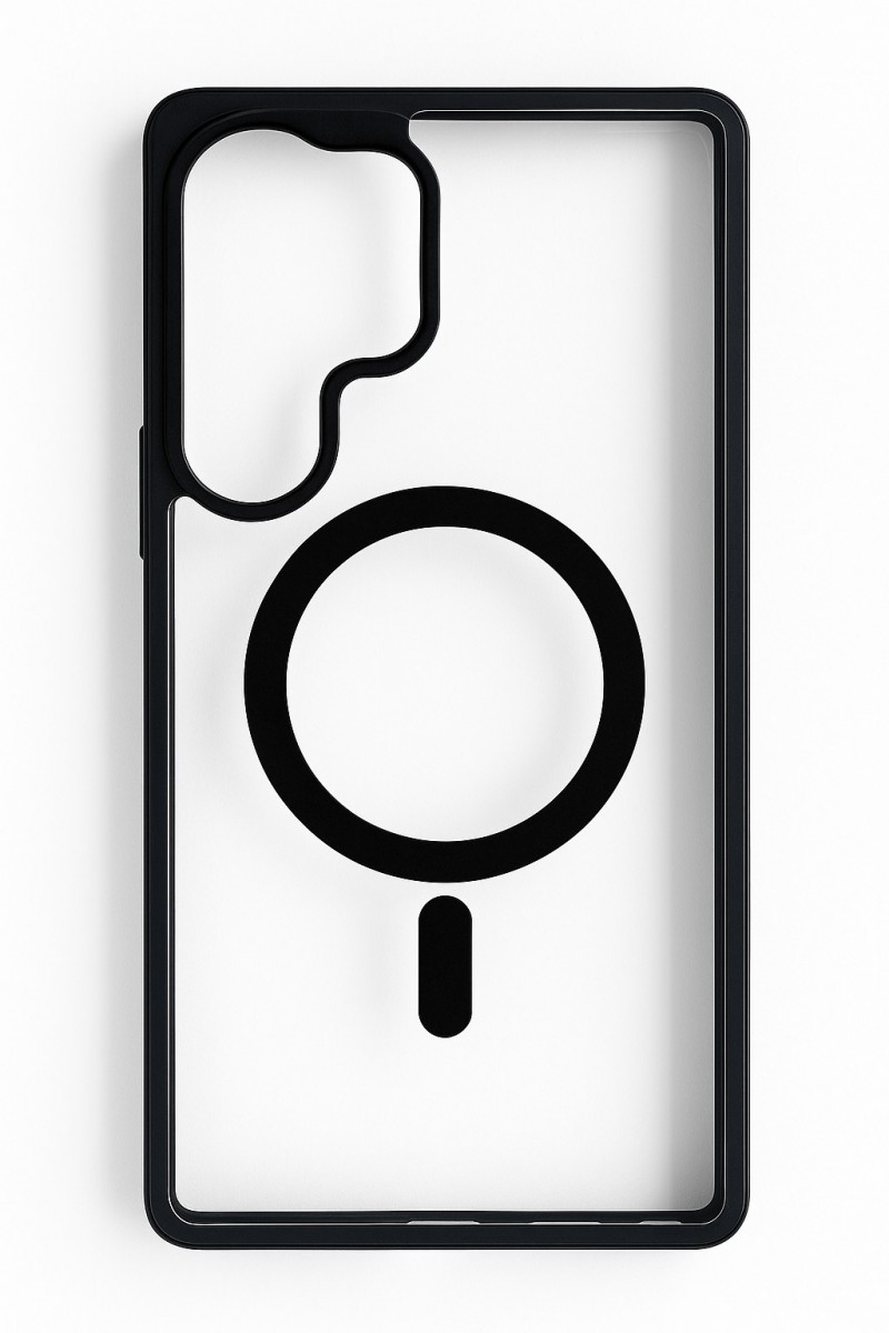 Zadní kryt Acrylic Color Magsafe pro Samsung Galaxy S25 Ultra černý