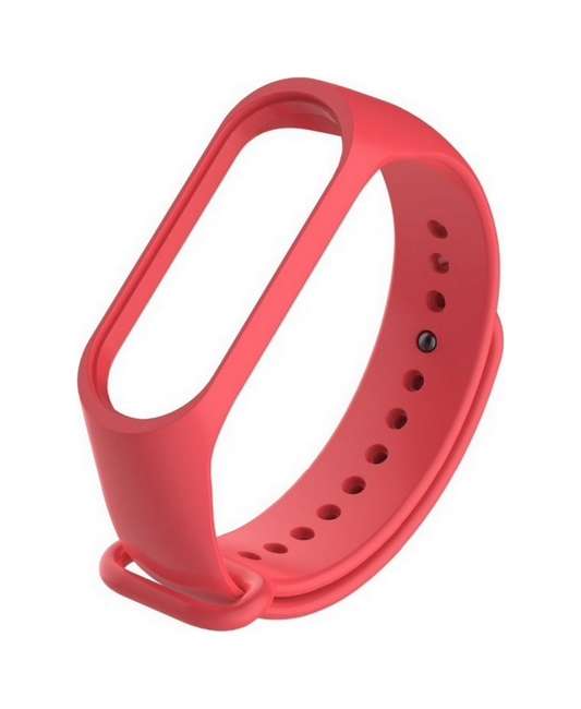 Silikonový řemínek Tactical 518 pro Xiaomi Mi Band 3-4 červený