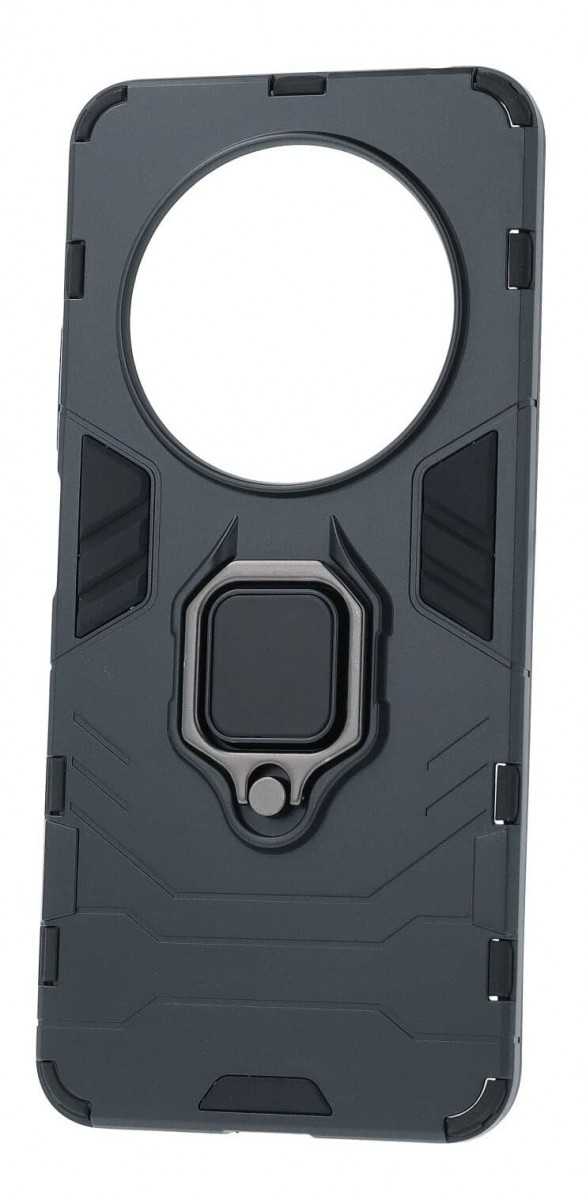 Ultra odolný zadní kryt pro Xiaomi Redmi 14C černý s prstenem