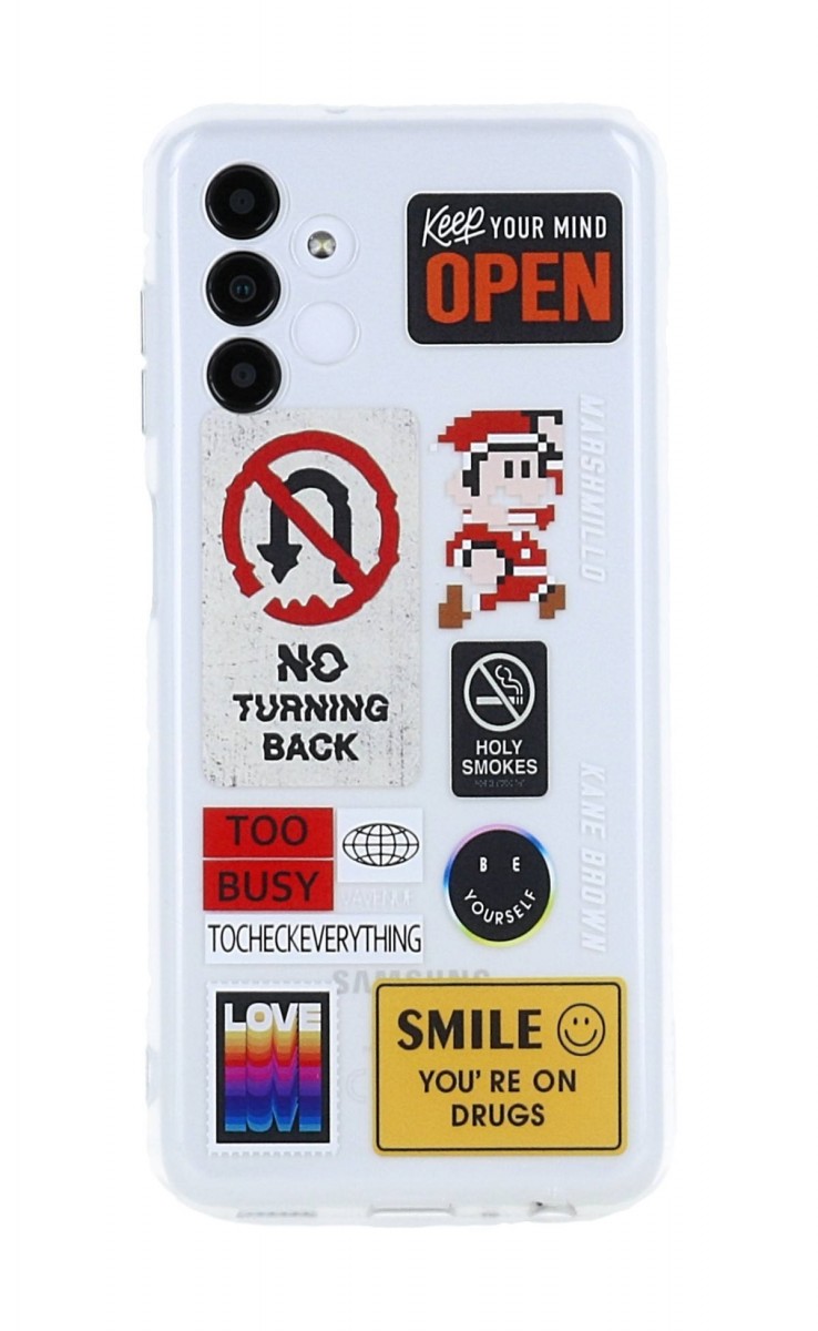Levně Kryt TopQ Samsung A13 Loga 94679 (pouzdro neboli obal na mobil Samsung A13)