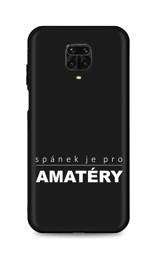 Zadní silikonový kryt DARK na Xiaomi Redmi Note 9 Pro Bez spánku