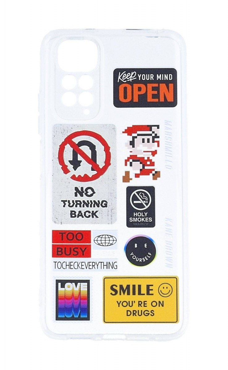 Levně Kryt TopQ Xiaomi Redmi Note 11 Loga 94693 (pouzdro neboli obal na mobil Xiaomi Redmi Note 11)